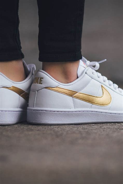 white and gold sneakers women.